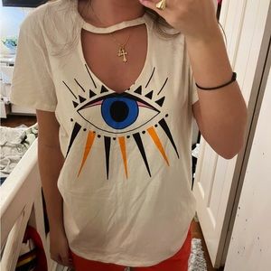 NWT graphic tank top Express
